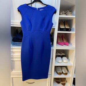 Calvin Klein Royal Blue Midi Dress
